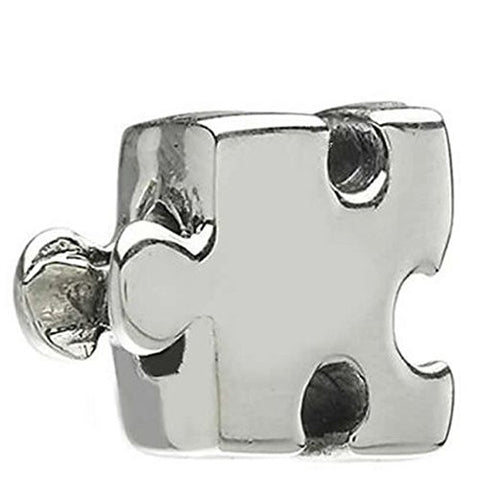 Autism Puzzle Piece Charm High For Snake Charm Bracelet - Sexy Sparkles Fashion Jewelry - 1