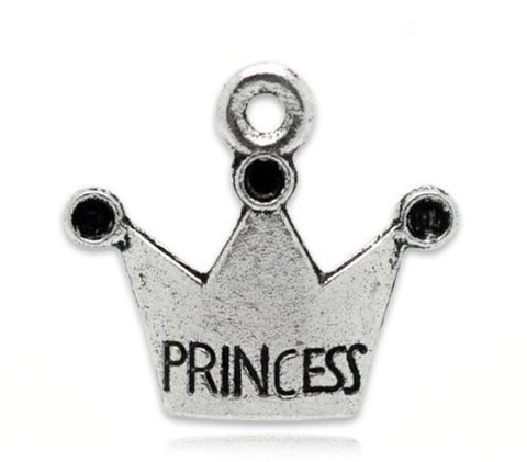 Princess Crown Bracelet Necklace Charm Pendant - Sexy Sparkles Fashion Jewelry - 4
