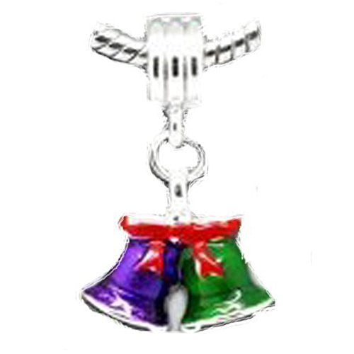 Christmas Bells Dangle Charms Your Favorites From for Snake Chain Bracelet