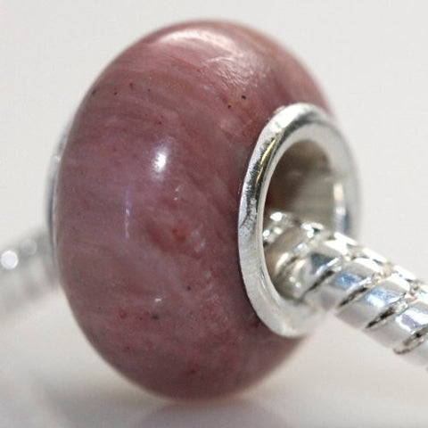 Pink Charm Bead for Snake Chian Bracelet - Sexy Sparkles Fashion Jewelry - 2