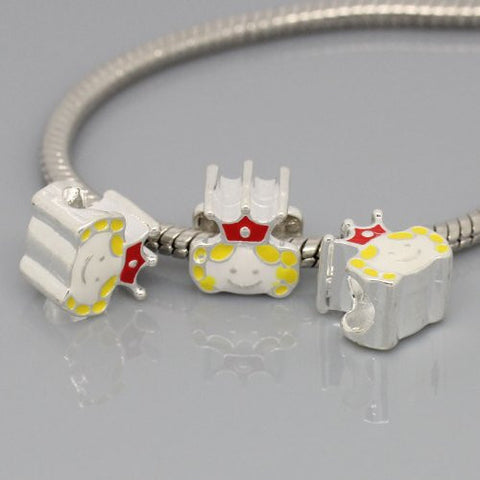 Queen with a Crown Charm European Bead Compatible for Most European Snake Chain Bracelet - Sexy Sparkles Fashion Jewelry - 2