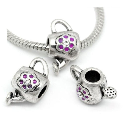 Watering Can for Snake Chain Charm Bracelet Purple - Sexy Sparkles Fashion Jewelry - 3