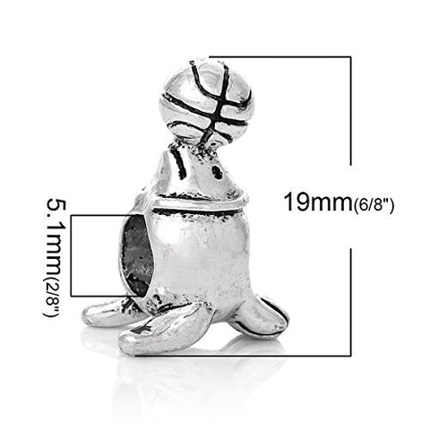 Sea Lion Balancing Ball Bead Compatible for Most European Snake Chain Bracelet - Sexy Sparkles Fashion Jewelry - 3