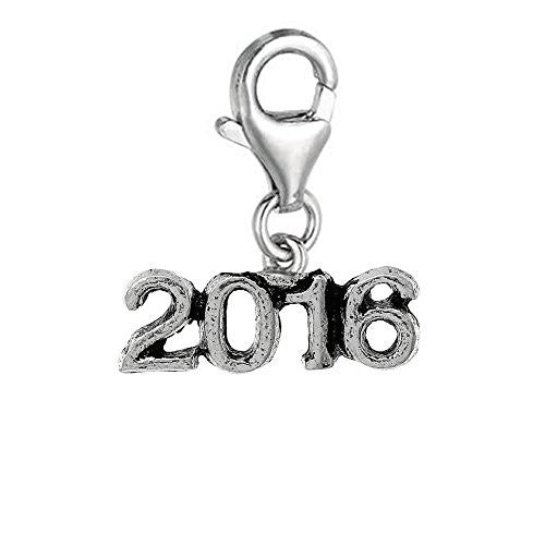 2016 Clip On For Bracelet Charm Pendant for European Charm Jewelry w/ Lobster Clasp