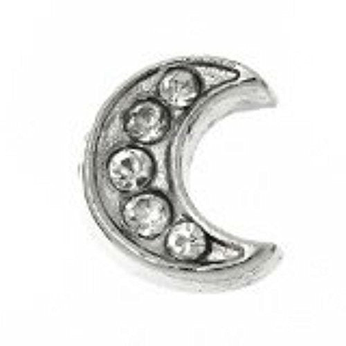 Moon Floating Charm for Glass Living Memory Locket Pendant - Sexy Sparkles Fashion Jewelry