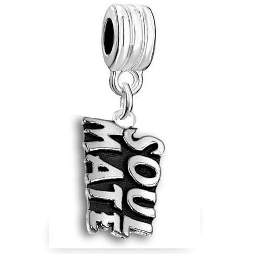 Soul Mate Bead Compatible with European Snake Chain Bracelet - Sexy Sparkles Fashion Jewelry
