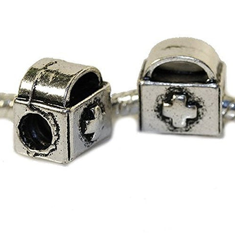 Nurse Bag Charm European Bead Compatible for Most European Snake Chain Bracelet - Sexy Sparkles Fashion Jewelry - 1