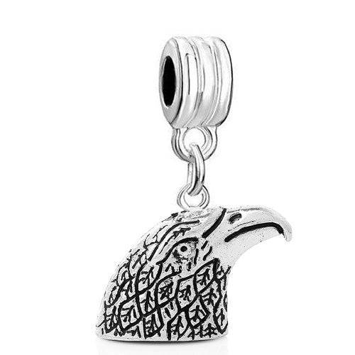 American Bird Eagle Head Charm Bead - Sexy Sparkles Fashion Jewelry