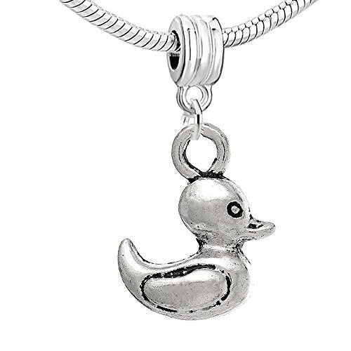 Duck Bead Compatible for Most European Snake Chain Bracelet