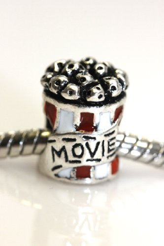 Movie Charm Popcorn Bag European Bead Charm for snake charm Bracelet - Sexy Sparkles Fashion Jewelry