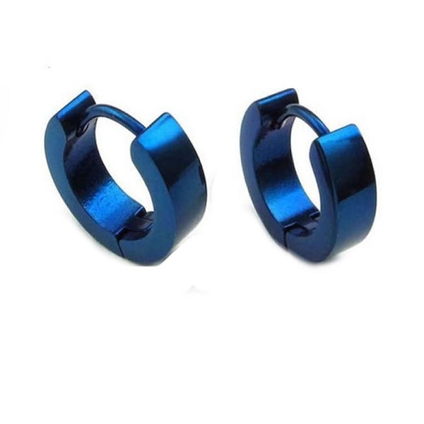 Sexy Sparkles Stainless Steel Mens Womens Hoop Earrings Piercings Huggie Hypoallergenic