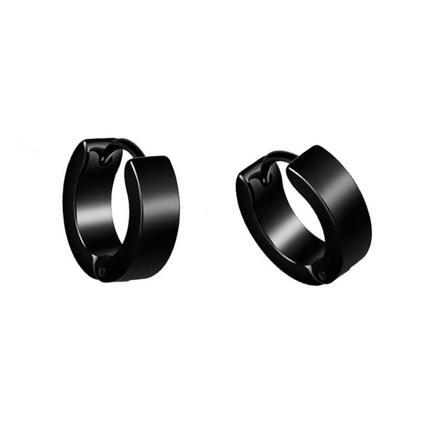 Sexy Sparkles Stainless Steel Mens Womens Hoop Earrings Piercings Huggie Hypoallergenic - Sexy Sparkles Fashion Jewelry - 1