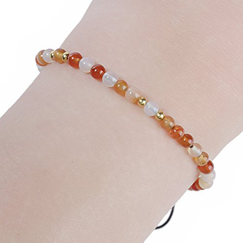 Sexy Sparkles Agate Dainty Thin Delicate Women Healing and Strength Bracelet