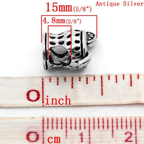 Happy Hour Drinks Margarita Cup Charm European Bead Compatible for Most European Snake Chain Bracelet - Sexy Sparkles Fashion Jewelry - 3