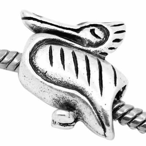 Pelican Bird European Bead Compatible for Most European Snake Chain Bracelet - Sexy Sparkles Fashion Jewelry - 4