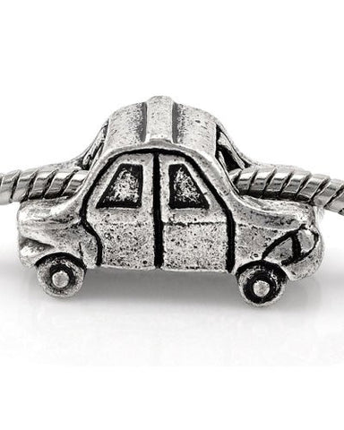 Car Charm Spacer European Bead Compatible for Most European Snake Chain Bracelet - Sexy Sparkles Fashion Jewelry
