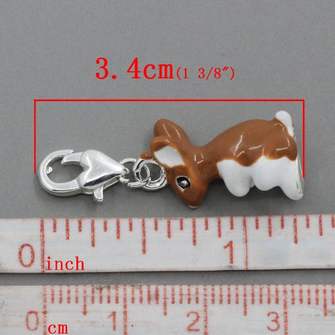 Kangaroo Clip on Pendant for European Charm Jewelry w/ Lobster Clasp - Sexy Sparkles Fashion Jewelry - 3