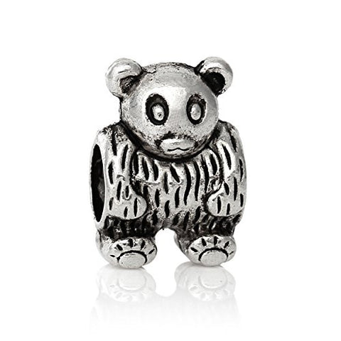 Cute Bear European Bead Compatible for Most European Snake Chain Charm Bracelet - Sexy Sparkles Fashion Jewelry - 1