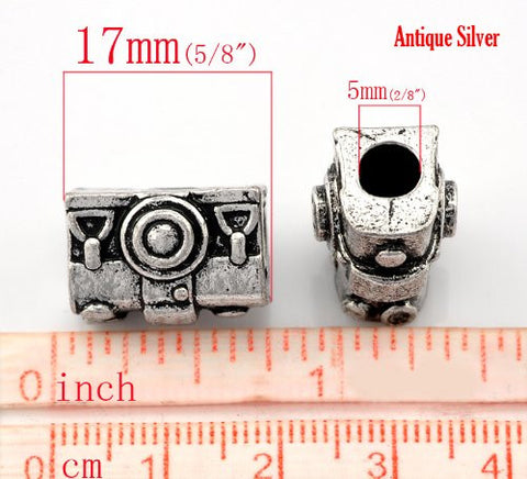 Old Fashion Camera Charm Spacer European Bead Compatible for Most European Snake Chain Bracelet - Sexy Sparkles Fashion Jewelry - 3