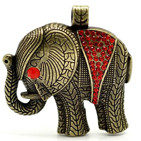 Elphant Animal Charm Pendant - Sexy Sparkles Fashion Jewelry - 1