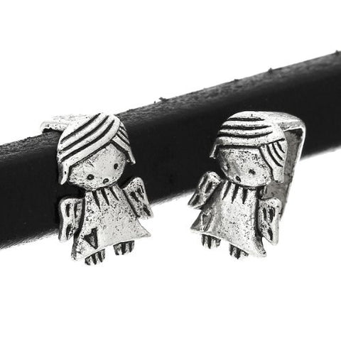 Charm Beads for Leather Bracelet/watch Bands or Wrist Bands (Little Girl) - Sexy Sparkles Fashion Jewelry - 3