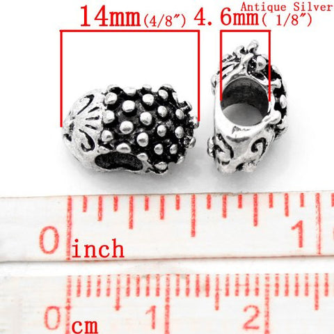 Hedgehog Charm European Bead Compatible for Most European Snake Chain Bracelet - Sexy Sparkles Fashion Jewelry - 3