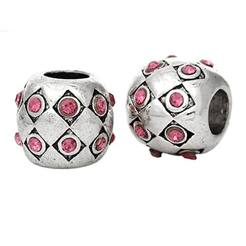 Birthday Month Charms W/ Round  Crystals Bead (June) - Sexy Sparkles Fashion Jewelry - 2