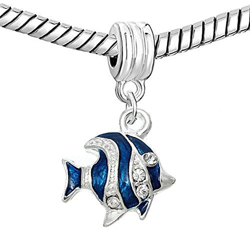3 D Animal/Pet Bead Compatible for Most European Snake Chain Bracelets (Fish) - Sexy Sparkles Fashion Jewelry