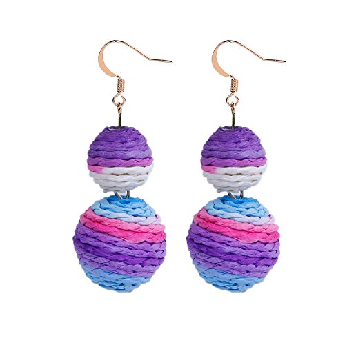 Sexy Sparkles Bon Bon Thread Ball Dangle Earrings Lantern Ball Fashion Earrings