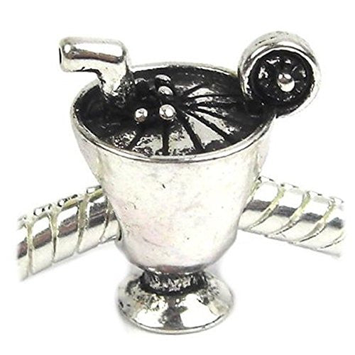 Martini Glass Spacer Bead European Bead Compatible for Most European Snake Chain Charm Bracelet - Sexy Sparkles Fashion Jewelry - 1
