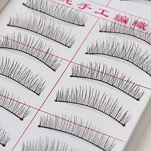 Sexy Sparkles Handmade Natural Fashion Long False Eyelashes  (8mm)