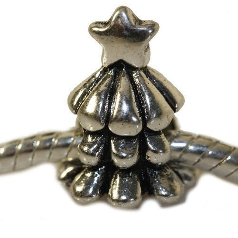 Christmas Tree Charm European Bead Compatible for Most European Snake Chain Bracelet - Sexy Sparkles Fashion Jewelry - 2