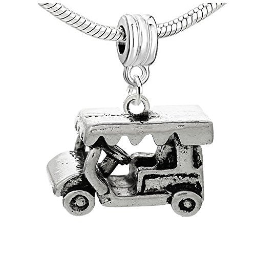 Car/Wagon Charm Pendant - Sexy Sparkles Fashion Jewelry