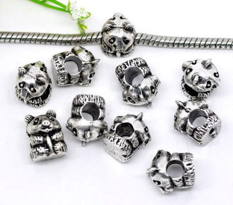Baby Panda Bead Charm Spacer For Snake Chain Charm Bracelet - Sexy Sparkles Fashion Jewelry - 2