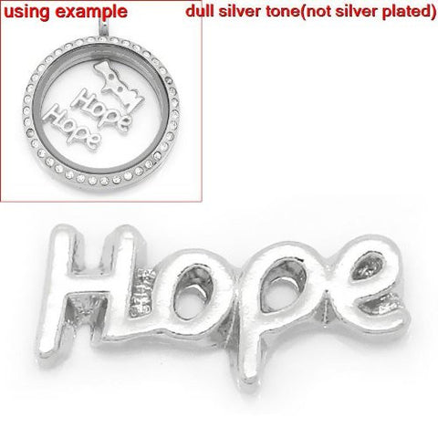 Hope Floating Charms For Glass Living Memory Lockets - Sexy Sparkles Fashion Jewelry - 2