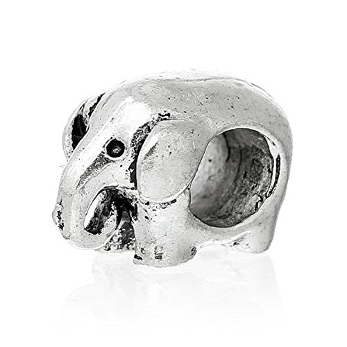 Elephant Bead Compatible for Most European Snake Chain Bracelet - Sexy Sparkles Fashion Jewelry - 1