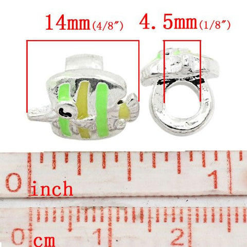 Exotic Fish Charm Charm European Bead Compatible for Most European Snake Chain Bracelet - Sexy Sparkles Fashion Jewelry - 3