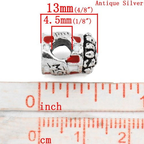 Movie Charm Popcorn Bag Bead European Bead Compatible for Most European Snake Chain Charm Bracelet - Sexy Sparkles Fashion Jewelry - 3