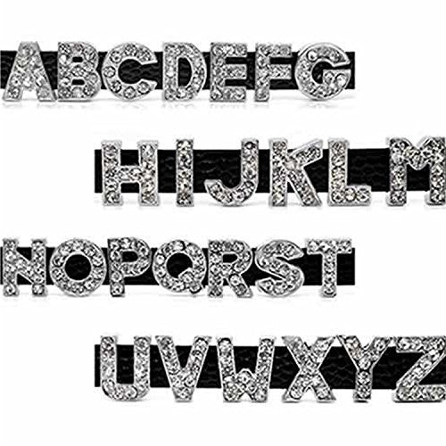 Rhinestone Letter Beads 