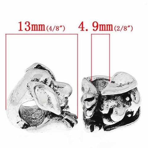 Dog Charm European Bead Compatible for Most European Snake Chain Bracelet - Sexy Sparkles Fashion Jewelry - 3