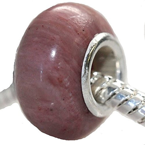 Pink Charm Bead for Snake Chian Bracelet - Sexy Sparkles Fashion Jewelry - 1