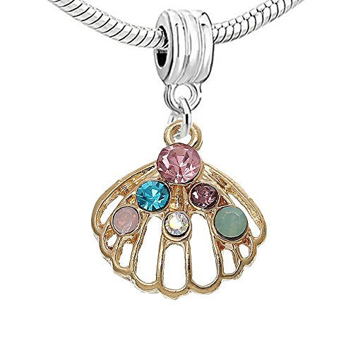 Sea Shell Charm Bead for European Snake Chain Charm Bracelet - Sexy Sparkles Fashion Jewelry
