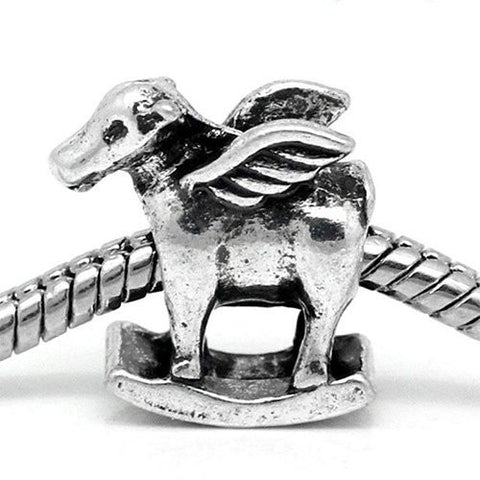 Pegasus Horse with Wings European Bead Compatible for Most European Snake Chain Bracelet - Sexy Sparkles Fashion Jewelry - 4