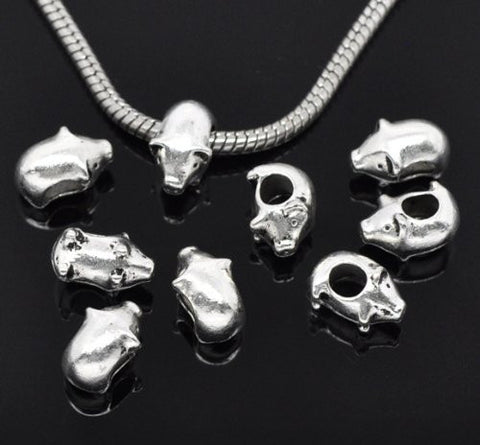 Pig Charm European Bead Compatible for Most European Snake Chain Bracelet - Sexy Sparkles Fashion Jewelry - 2