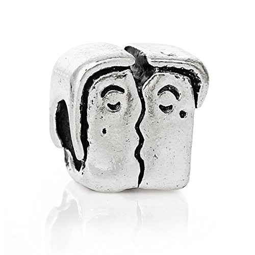 True Love Couples Kiss Charm Bead - Sexy Sparkles Fashion Jewelry - 1