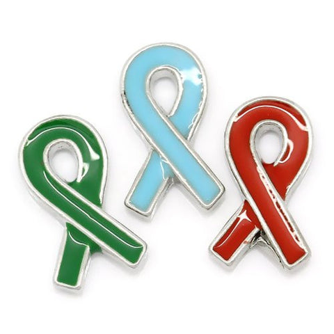 Ribbon Floating Charm For Glass Living Memory Lockets - Sexy Sparkles Fashion Jewelry - 3