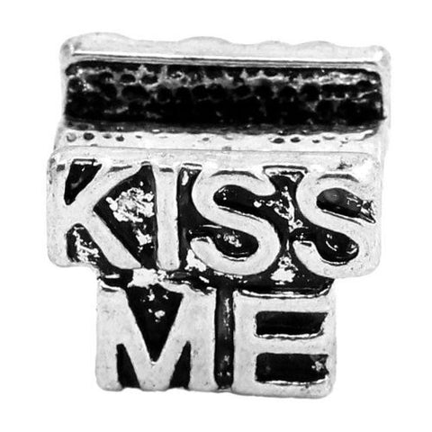 Kiss Me European Bead Compatible for Most European Snake Chain Bracelet - Sexy Sparkles Fashion Jewelry - 4