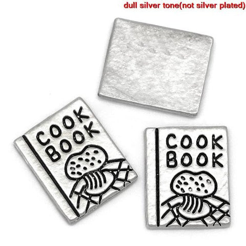 Cook Book Floating Charm For Glass Living Memory Lockets - Sexy Sparkles Fashion Jewelry - 3