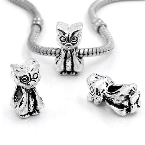 Siamese Cat European Bead Compatible for Most European Snake Chain Bracelet - Sexy Sparkles Fashion Jewelry - 3