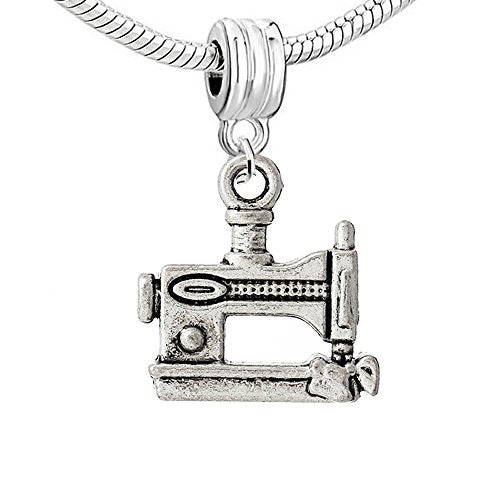 Sewing Machine Charm Bead - Sexy Sparkles Fashion Jewelry